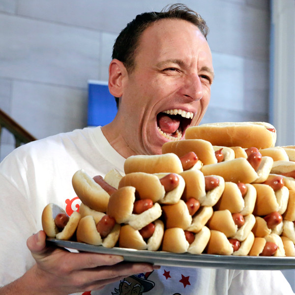 Joey Chestnut Wins Nathan's Hot Dog Eating Contest for the 10th Time ...