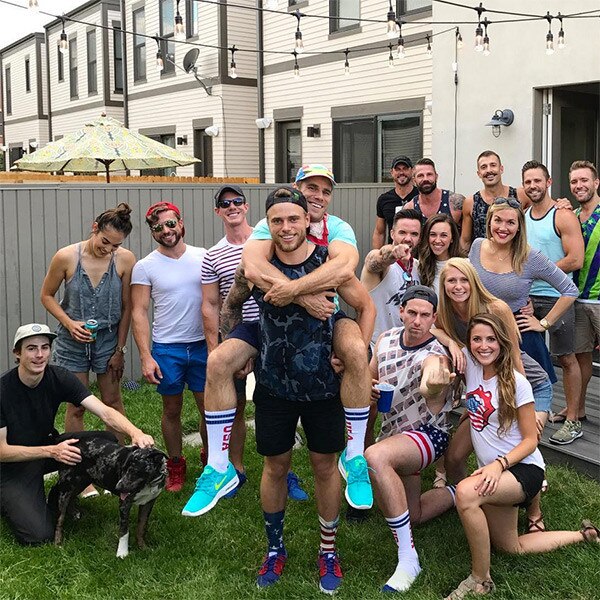 Gus Kenworthy & Matthew Wilkas from Stars Celebrate Fourth of July 2017