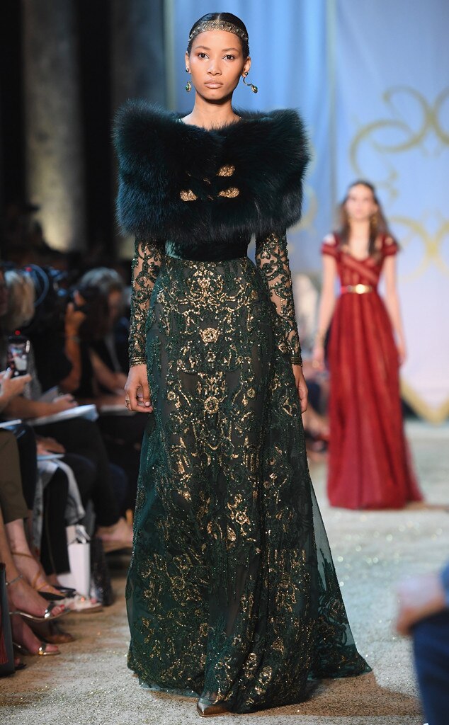 Elie Saab from Best Looks From Haute Couture Paris Fashion Week F/W '17 ...