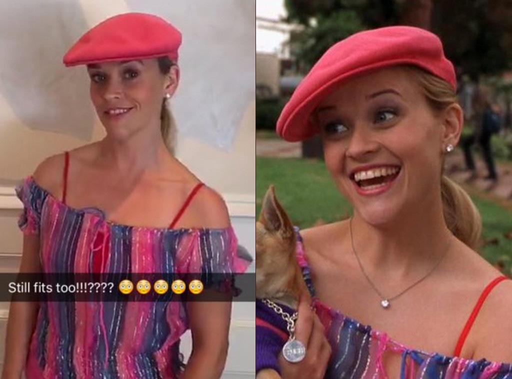Reese Witherspoon, Legally Blonde Wardrobe, Now and Then