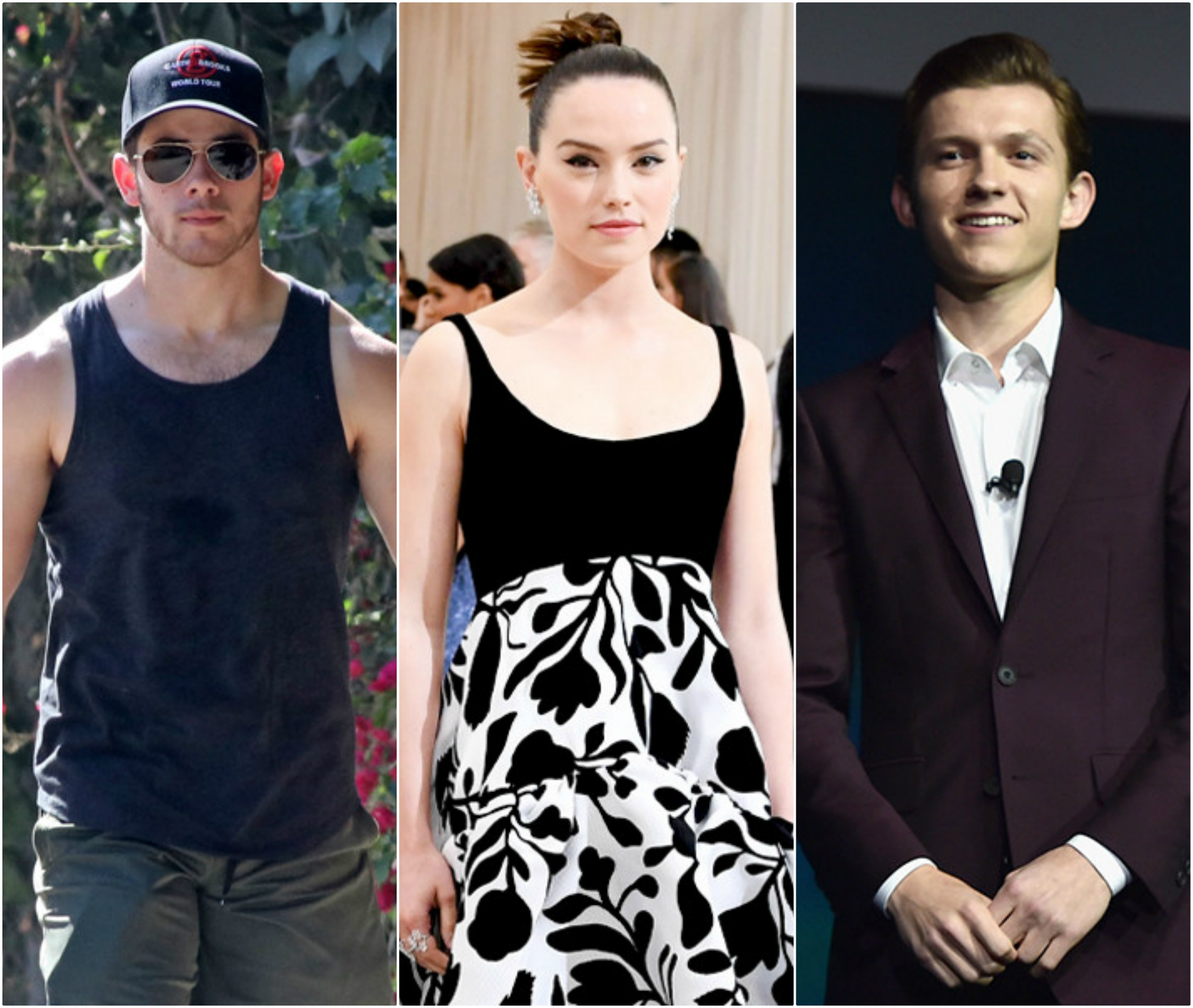 Nick Jonas estrelará filme com Tom Holland e Daisy Ridley ...