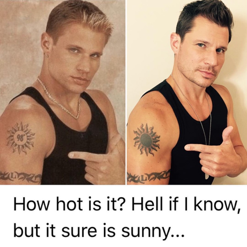 Nick Lachey, Instagram