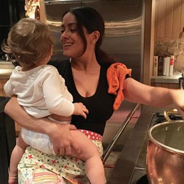 Salma Hayek Plays Chef and Babysitter for Ryan Reynolds & Blake Lively