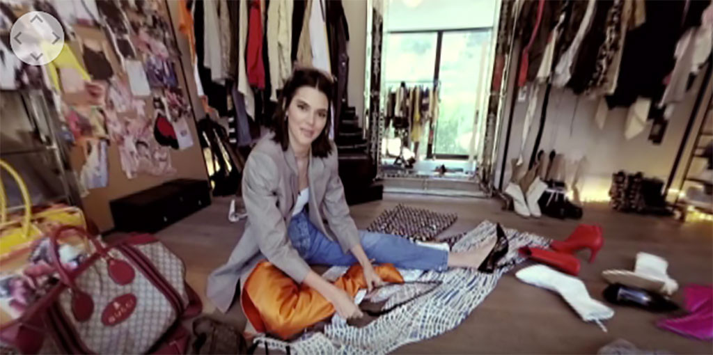 Take A 360 Degree Look Inside Kendall Jenner S Closet E Online
