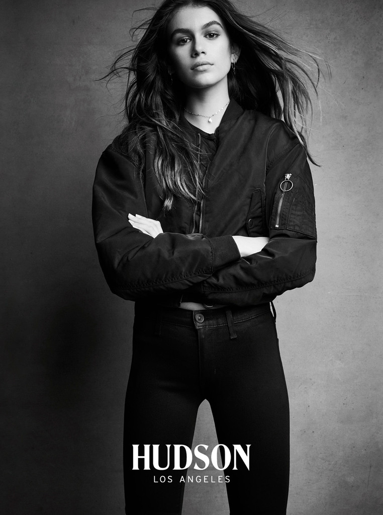 Fotos de Kaia Gerber e Gabriel-Kane Day Lewis na campanha de Hudson