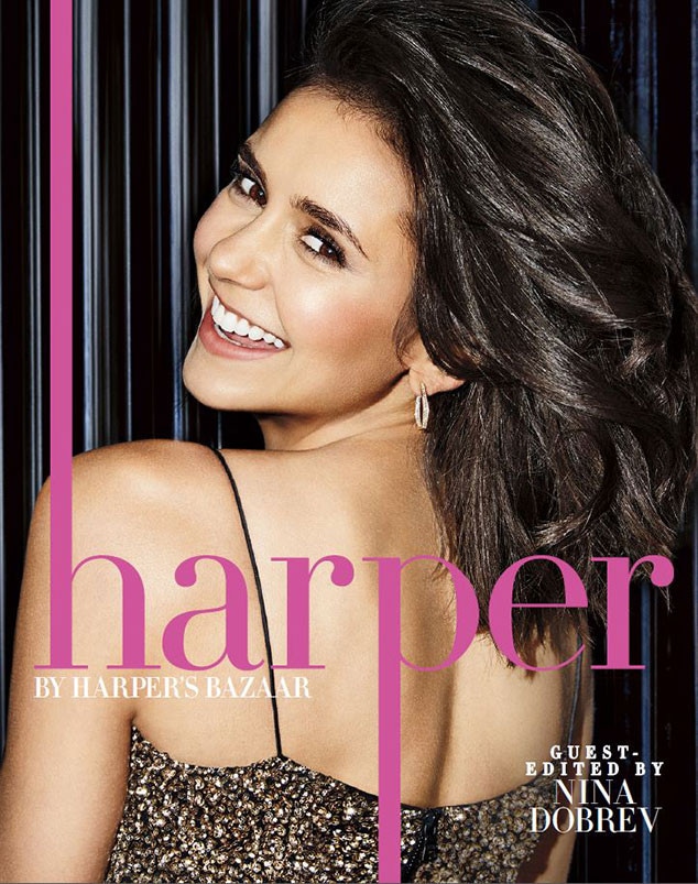 Nina Dobrev, harper by Harper’s BAZAAR