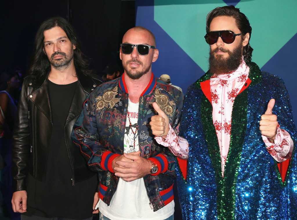 Tomo Milicevic, Shannon Leto, Jared Leto, Thirty Seconds to Mars , MTV Video Music Awards 2017