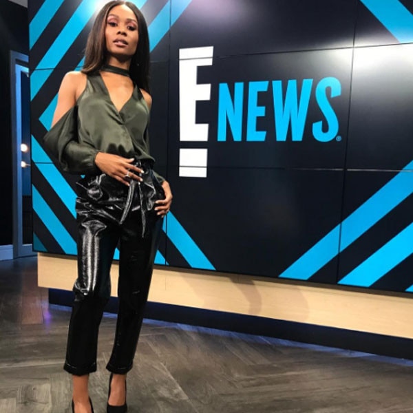 Zuri Hall from Behind the Scenes of E! News | E! News