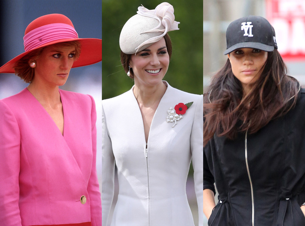 Fotos De Una Comparaci Oacute N De Estilo Entre La Princesa Diana Kate Middleton Meghan Markle E Online Latino Co