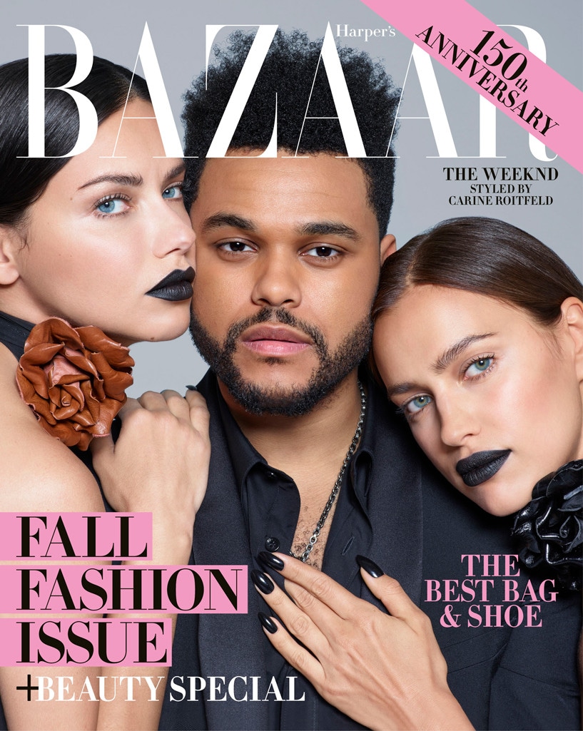 Harper's Bazaar, The Weeknd, Adriana Lima, Irina Shayk
