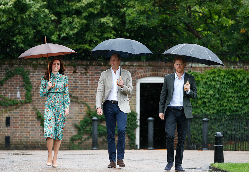 Kate Middleton, Prince William, Prince Harry, White Garden