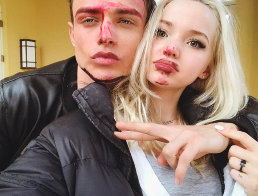 Dove Cameron and Thomas Doherty Celebrate One-Year ...