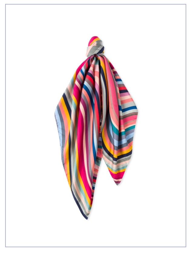 silk scarf zara