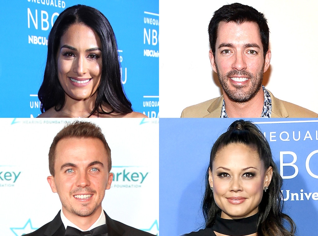 Vanessa Lachey, Frankie Muniz, Nikki Bella, Drew Scott
