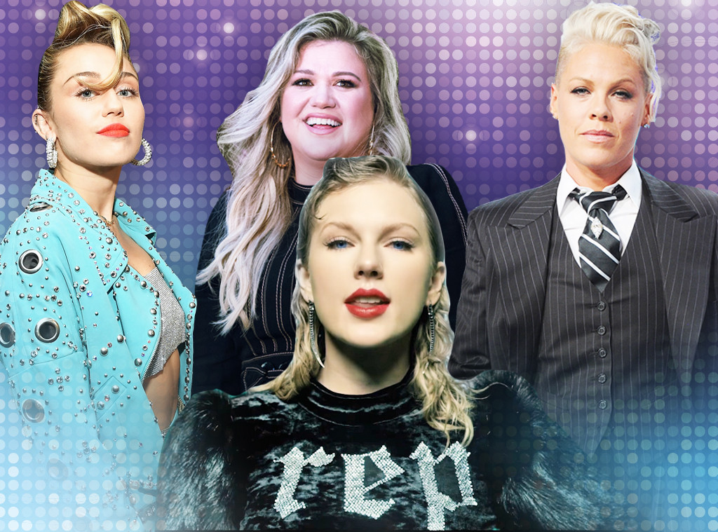 Miley Cyrus, Kelly Clarkson, Pink, Taylor Swift, Pop Divas Reinvention