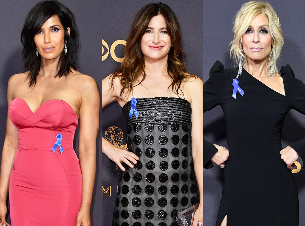 Kathryn Hahn, Padma Lakshmi, Judith Light, 2017 Emmy Awards, Blue Ribbon