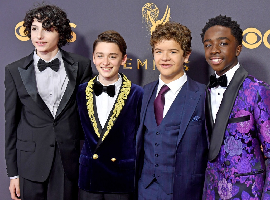 The Stranger Things Kids Had the Best Time at the 2017 Emmys | E! News