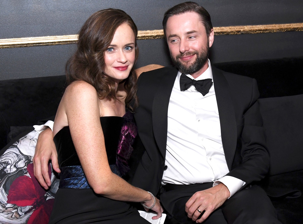 Alexis Bledel, Vincent Kartheiser, 2017 Emmy Awards, Candids