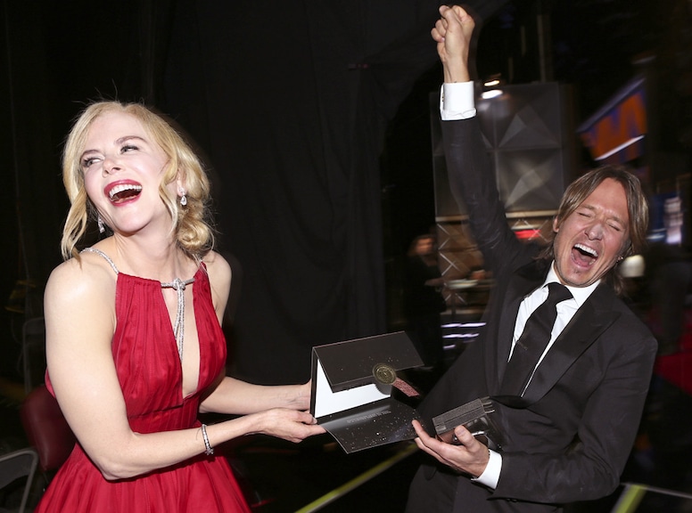 Keith Urban, Nicole Kidman, 2017 Emmys, Candids