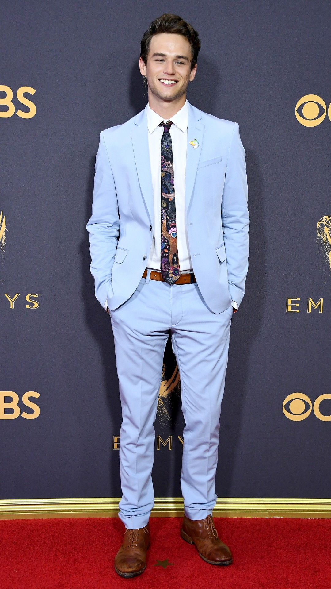 Brandon Flynn, 2017 Emmy Awards, Arrivals