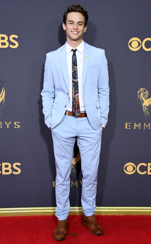 Brandon Flynn, 2017 Emmy Awards, Arrivals