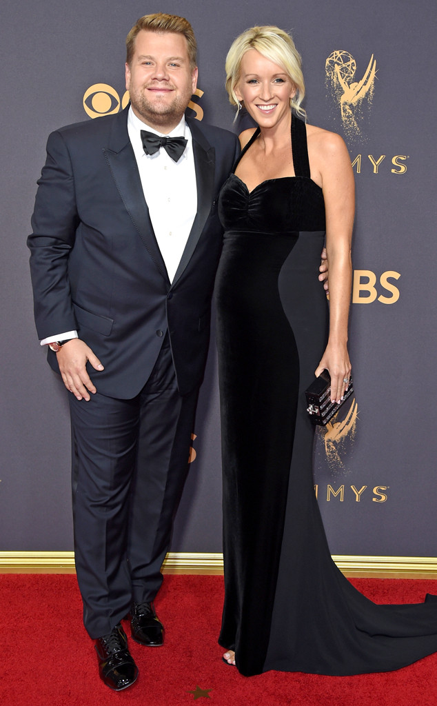 James Corden & Julia Carey, 2017 Emmys, Couples