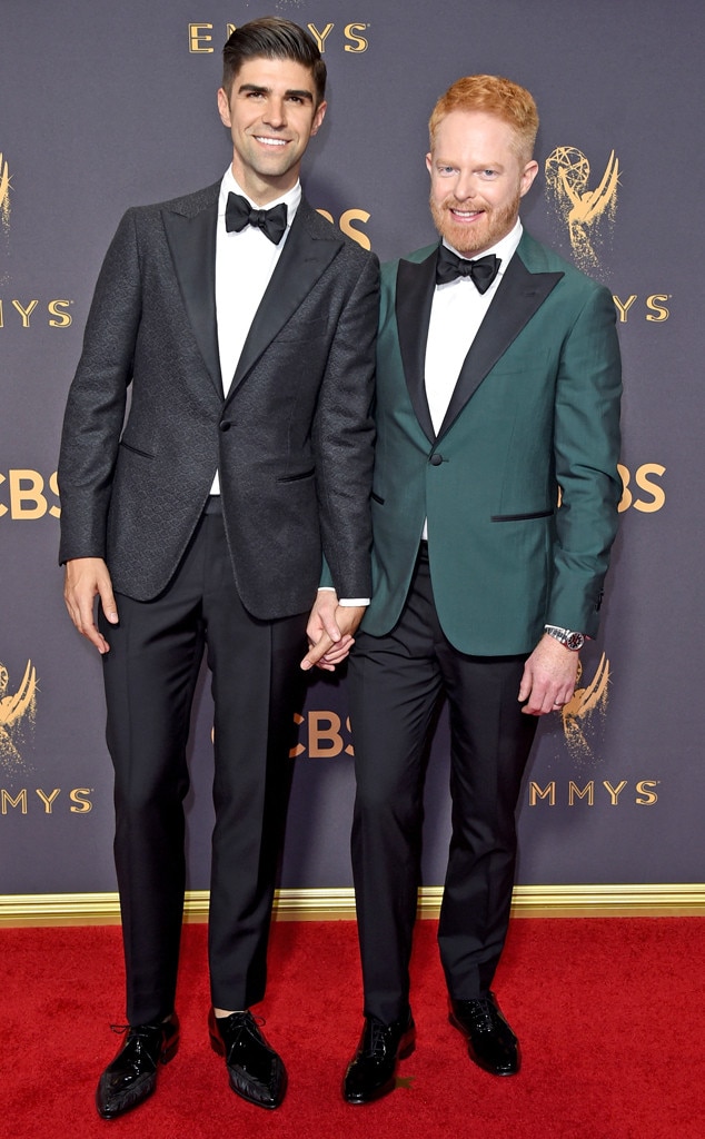 Jesse Tyler Ferguson & Justin Mikita from Emmys 2017: Red Carpet ...