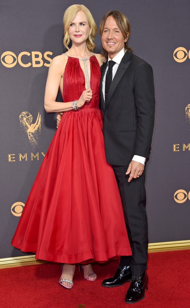 Nicole Kidman & Keith Urban from Emmys 2017: Red Carpet Couples | E! News