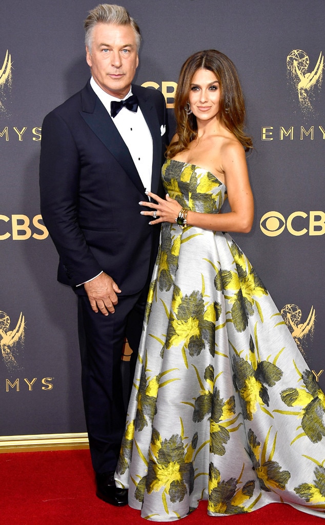 Alec Baldwin & Hilaria Baldwin from Emmys 2017 Red Carpet Couples E! News