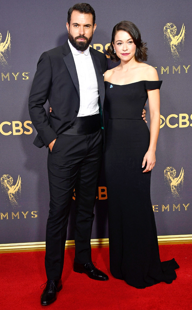 Tatiana Maslany & Tom Cullen from Emmys 2017: Red Carpet Couples | E! News