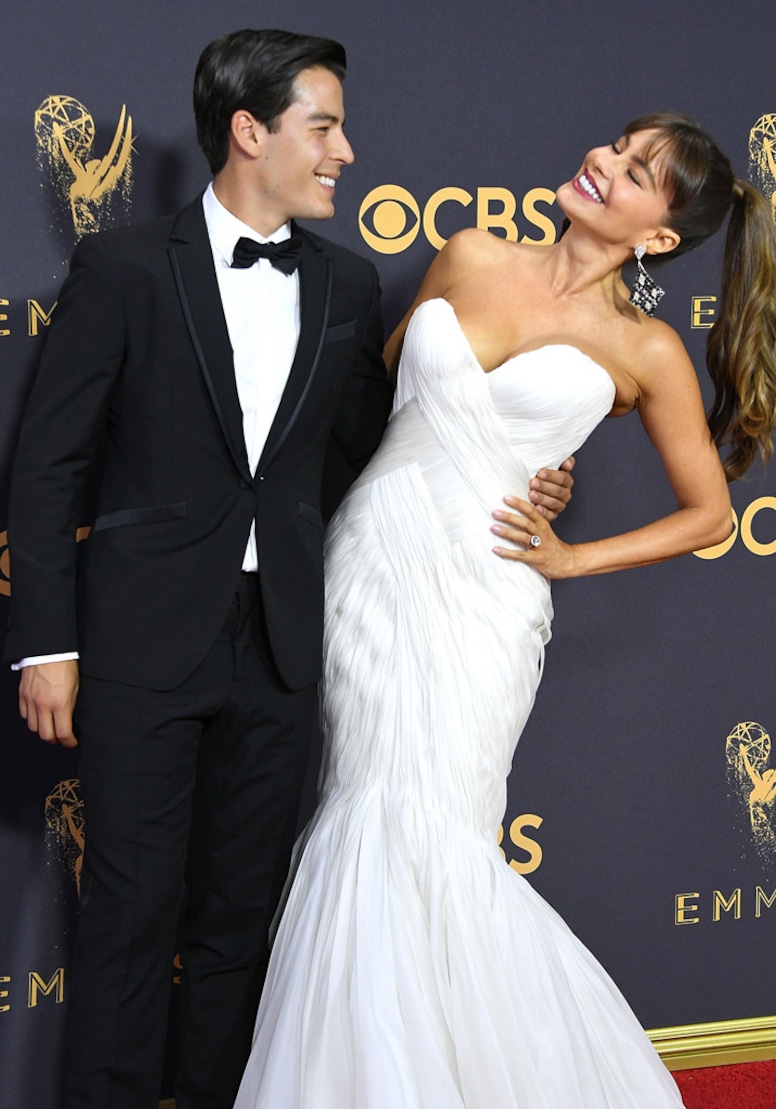 Sofia Vergara, Manolo Gonzalez-Ripoll Vergara, 2017 Emmy Awards