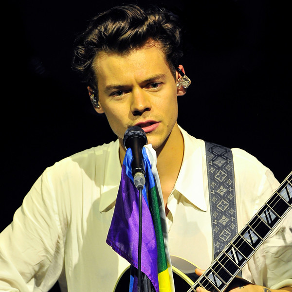 Harry Styles Kicks Off His Tour With Rainbow Flag - E! Online