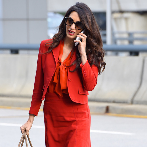 7 of Amal Clooney's Favorite Work Bags