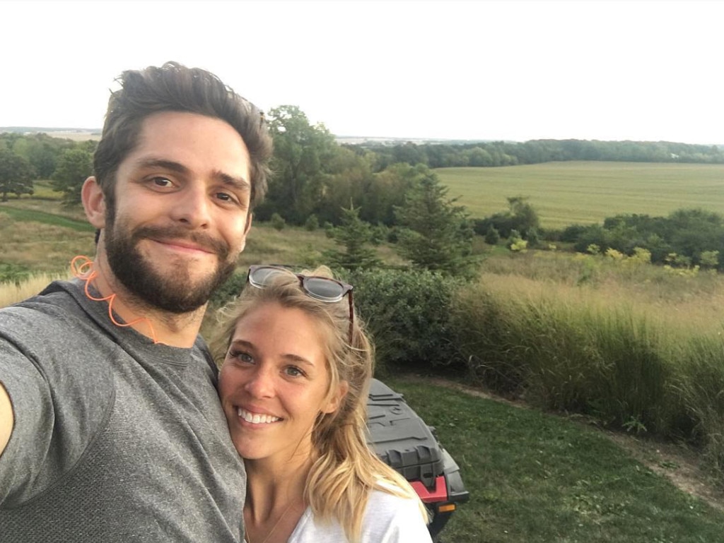 Six Months Later From Thomas Rhett And Lauren Akins Romance Timeline E News