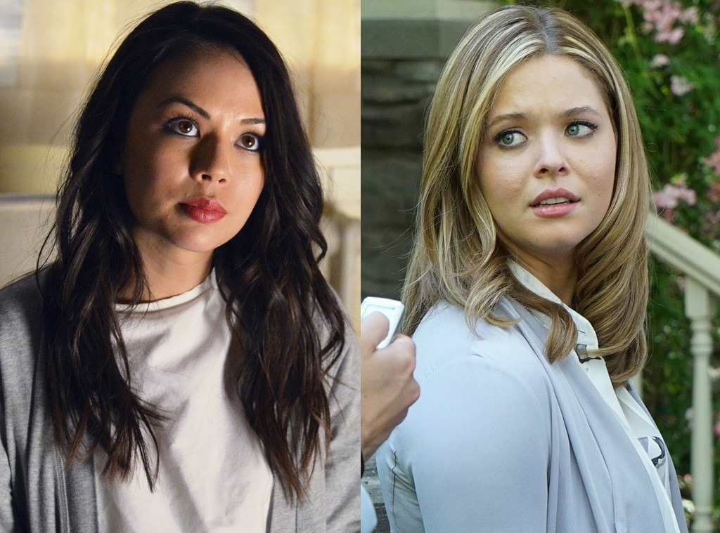 Sasha Pieterse,Janel Parrish, Pretty Little Liars