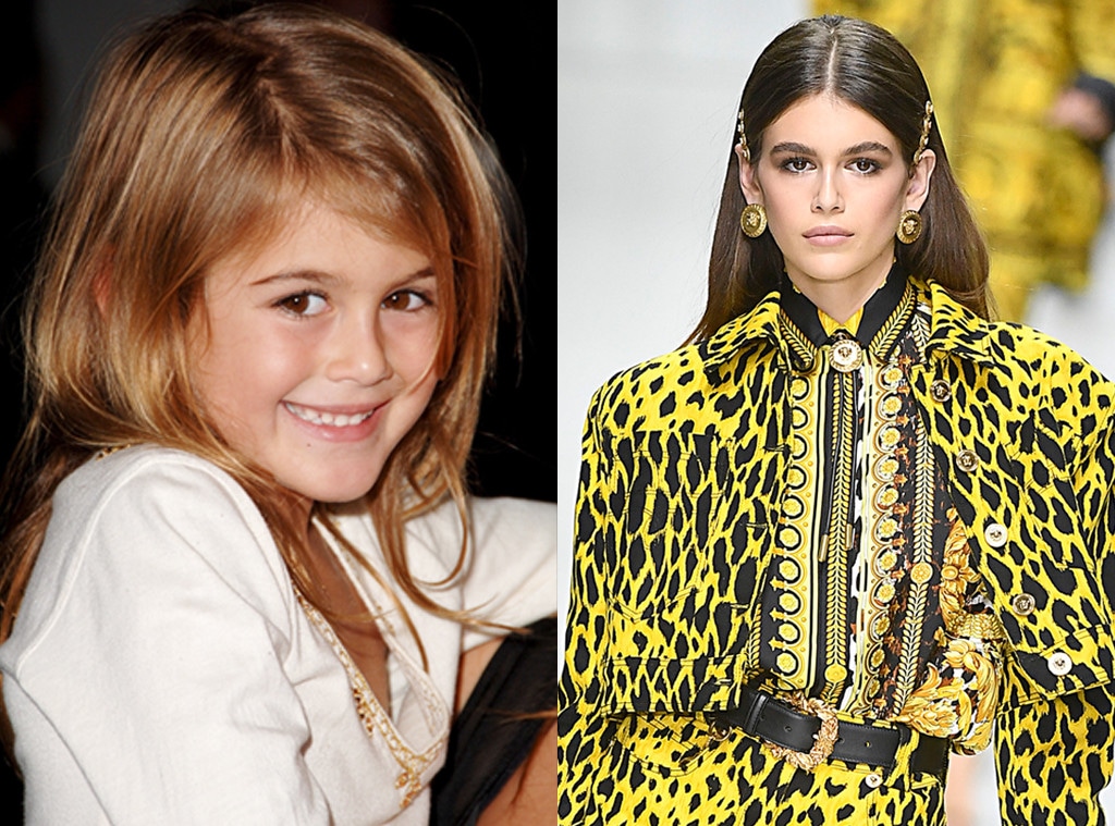 Kaia Gerber, Evolution, Then and Now