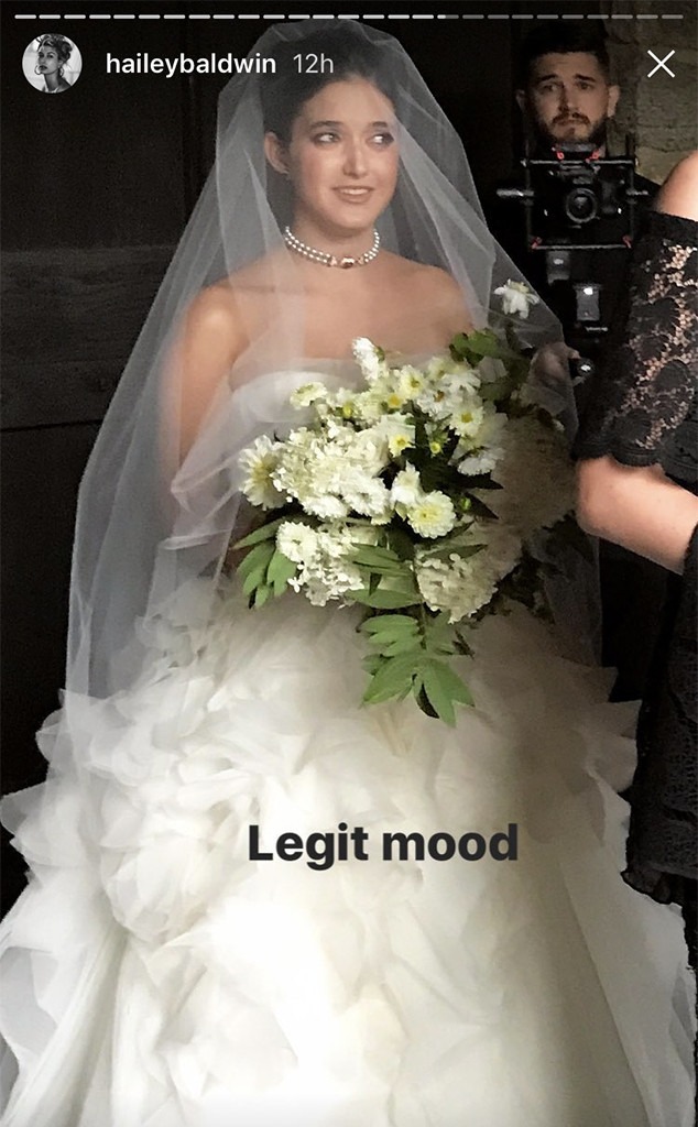 Hailey Baldwin Is Maid Of Honor At Sister Alaia Baldwins