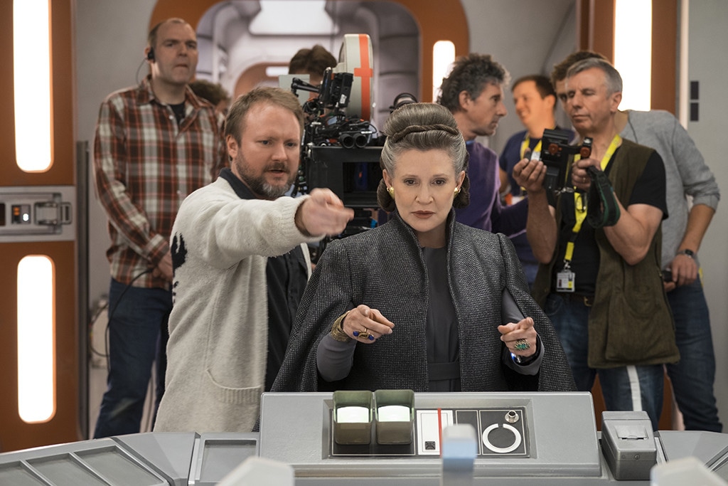 Rian Johnson, Carrie Fisher Star Wars the Last Jedi