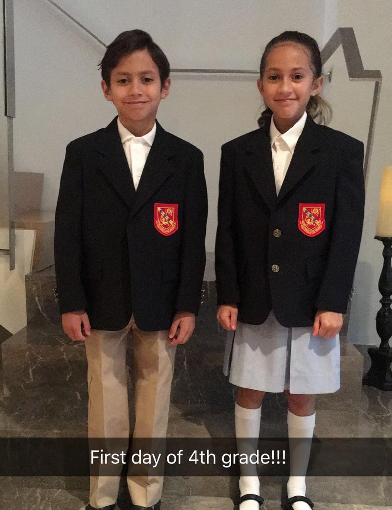 Jennifer Lopez Is So Proud of Her Twins on Their First Day ...