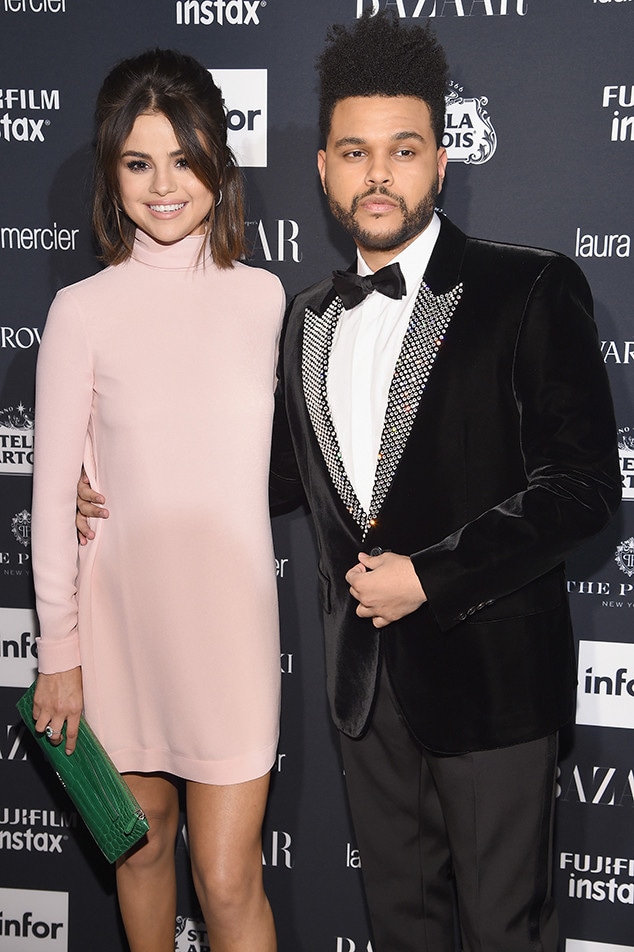 The Weeknd, Selena Gomez, NYFW 2017, Harpers Bazaar Party
