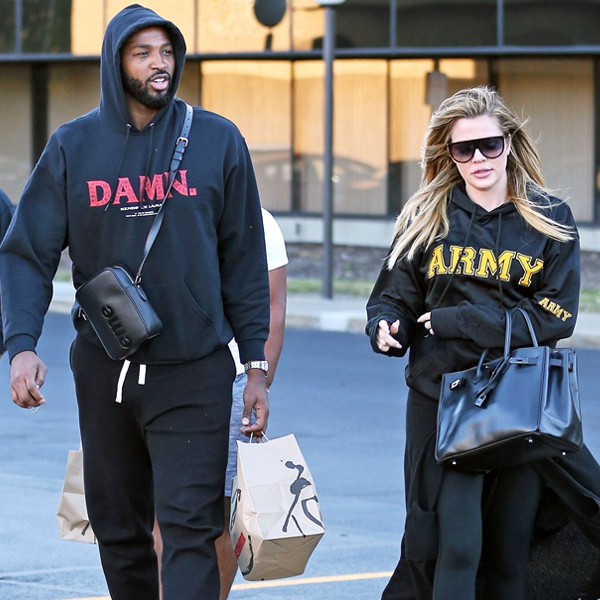 Khloe and Tristan Step Out for the First Time Since Pregnancy News - E