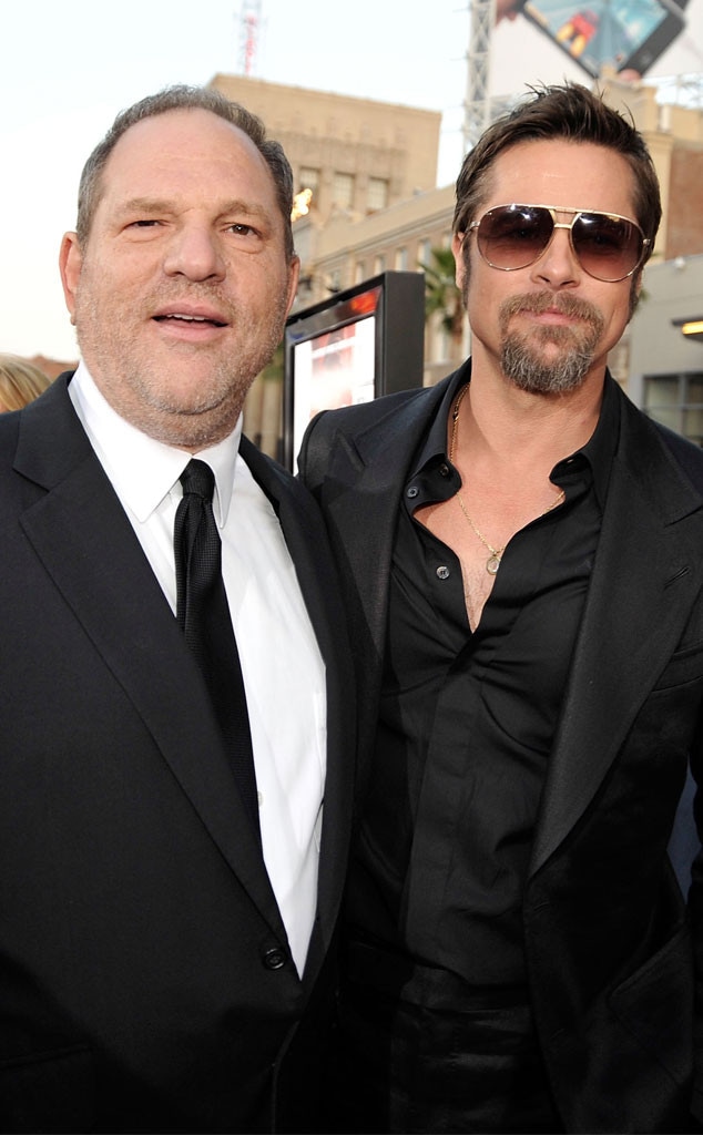 Harvey Weinstein, Brad Pitt