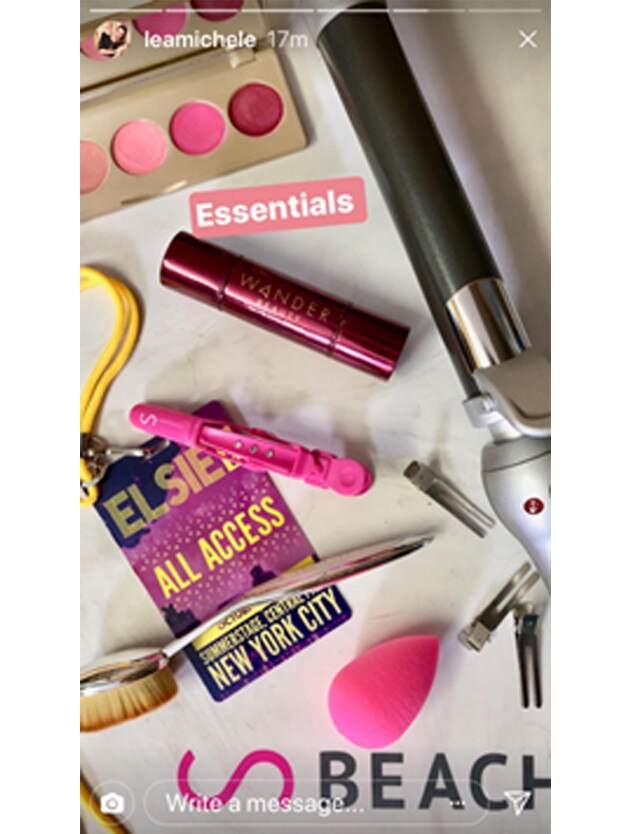Lea Michele Reveals Her Beauty Essentials | E! News UK - 634 x 834 jpeg 49kB