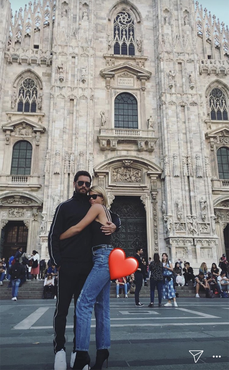 Sofia Richie, Scott Disick, Milan