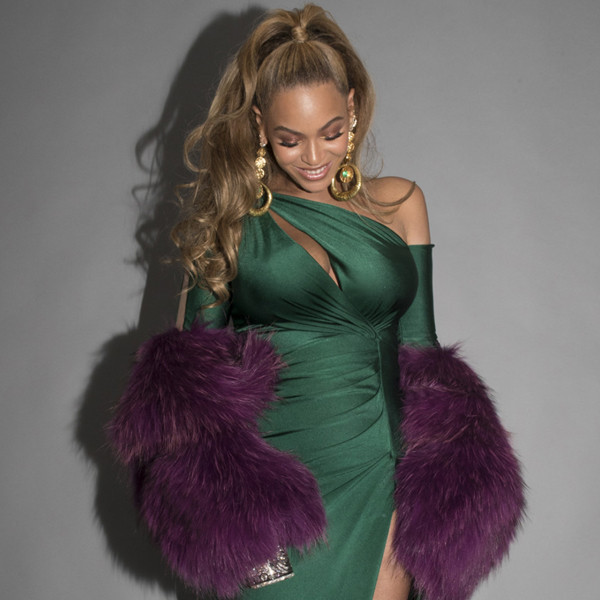 slim fit dress slacks Green Beyonce Knowles Figure-hugging Dress Cutout Prom Celebrity Forma –  Hoprom main image 1