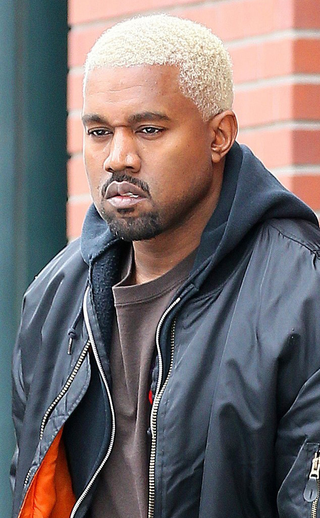 1. Kanye West Debuts New Blonde Hair at Paris Fashion Week - wide 9