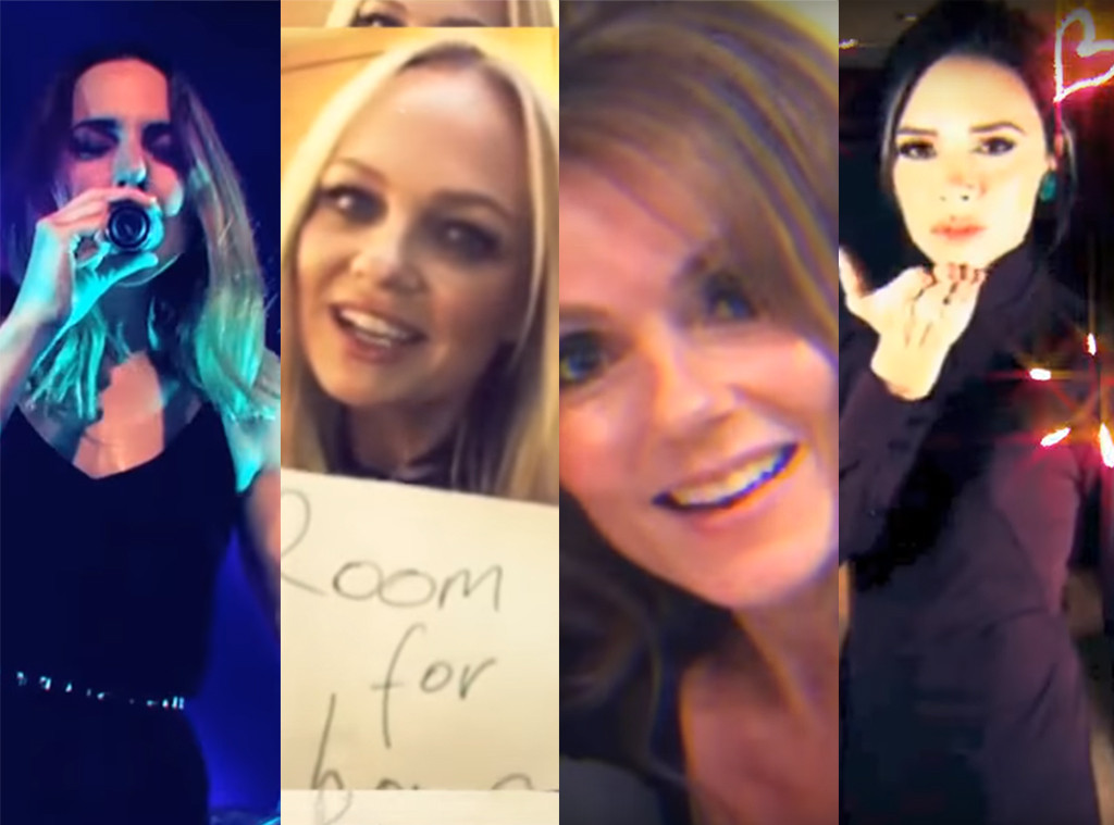 Mel C, Melanie C, Spice Girls, Reunion, Room for Love Video, Emma Bunton, Geri Horner, Victoria Beckham, Geri Halliwell