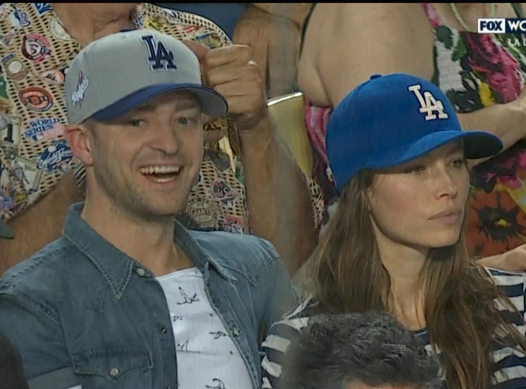Justin Timberlake, Jessica Biel, World Series 2017