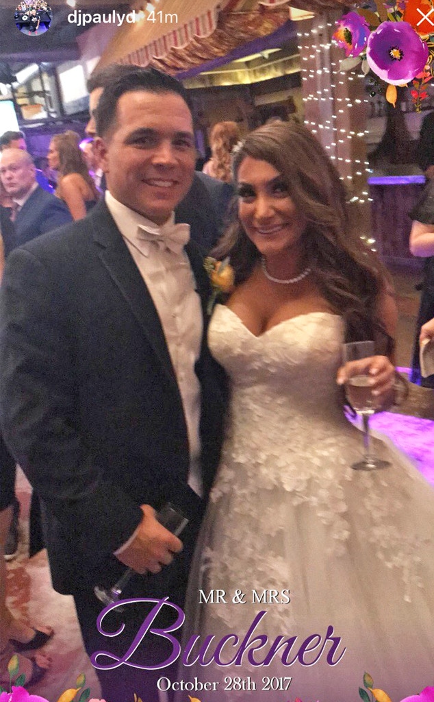 Deena Cortese, Christopher Buckner, wedding