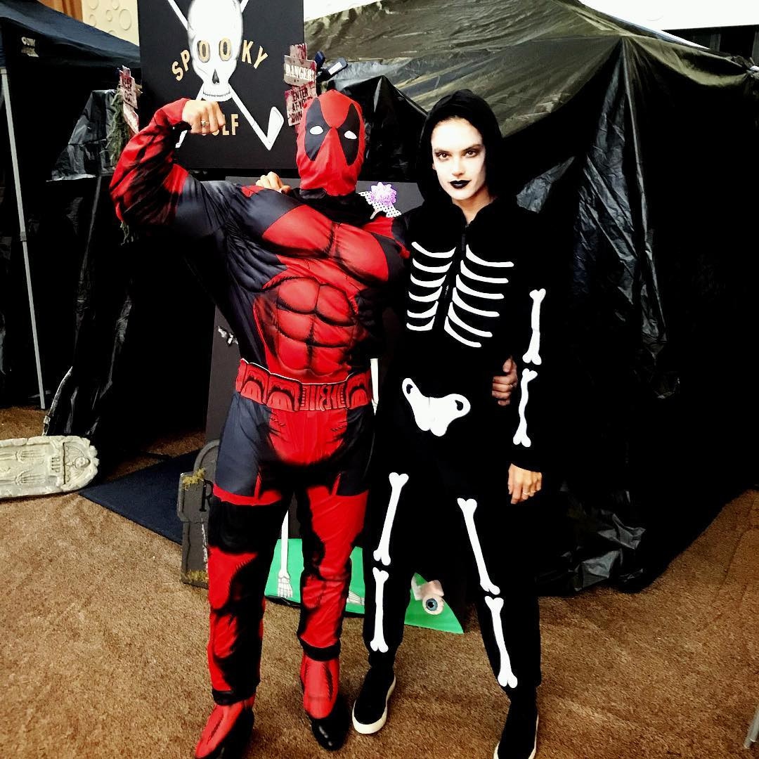 Alessandra Ambrosio & Jamie Mazur from Stars Celebrate Halloween 2017